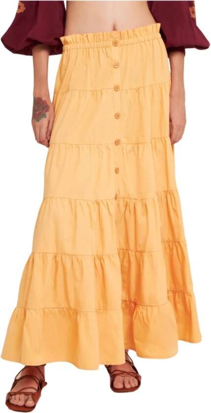 Antik batik Skirts Oranje Dames