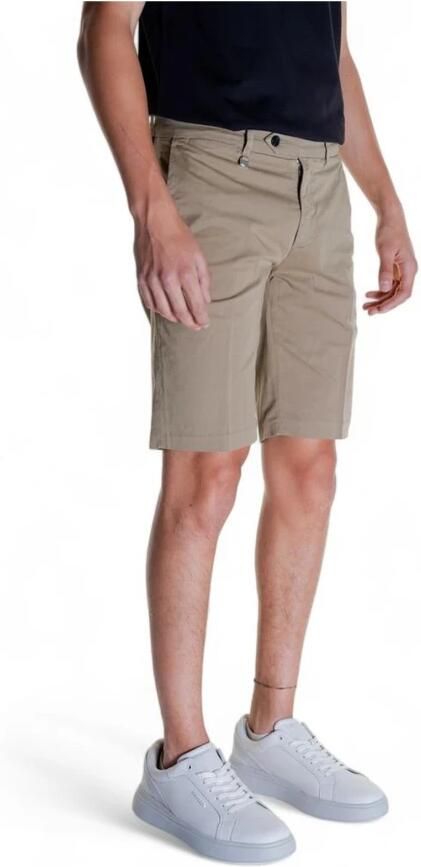 Antony Morato Beige Katoenen Bermuda Shorts met Lycra Beige Heren