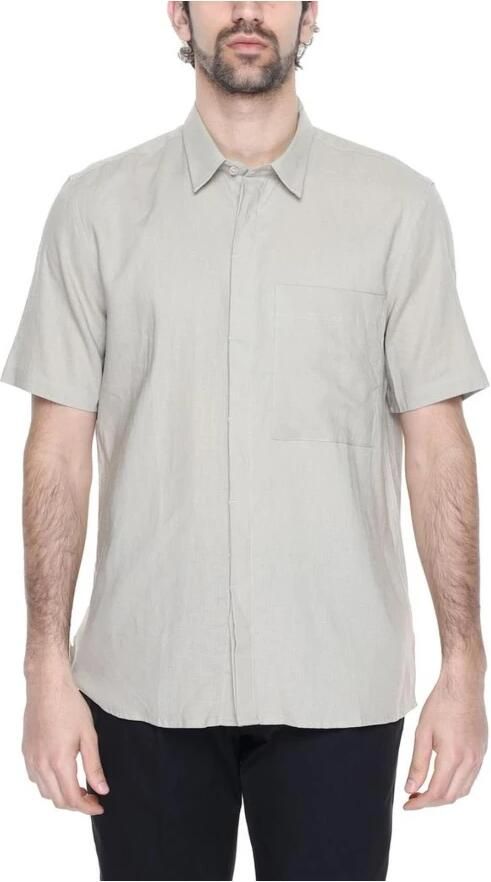 Antony Morato Beige korte mouwen overhemd knoopsluiting Beige Heren - Foto 4
