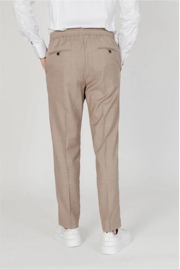 Antony Morato Beige Moderne Pasvorm Stretch Broek Beige Heren