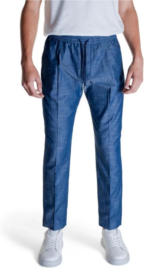 Antony Morato Blauwe Katoenen Broek met Veters Blue Heren - Foto 2