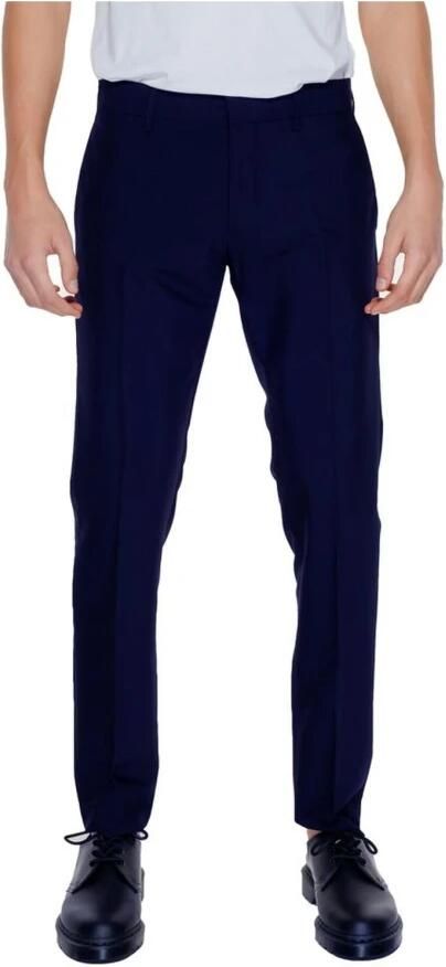 Antony Morato Blauwe Suit Broek Polyester Mix Lente Zomer Blue Heren - Foto 4