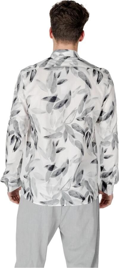 Antony Morato Bloemenknoopshirt Mannen Wit White Heren - Foto 2