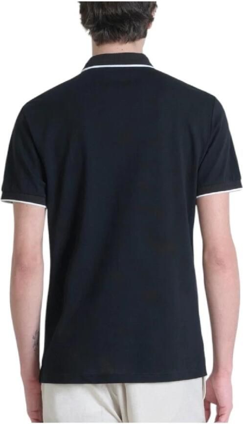 Antony Morato Elegant Katoenen Poloshirt Black Heren