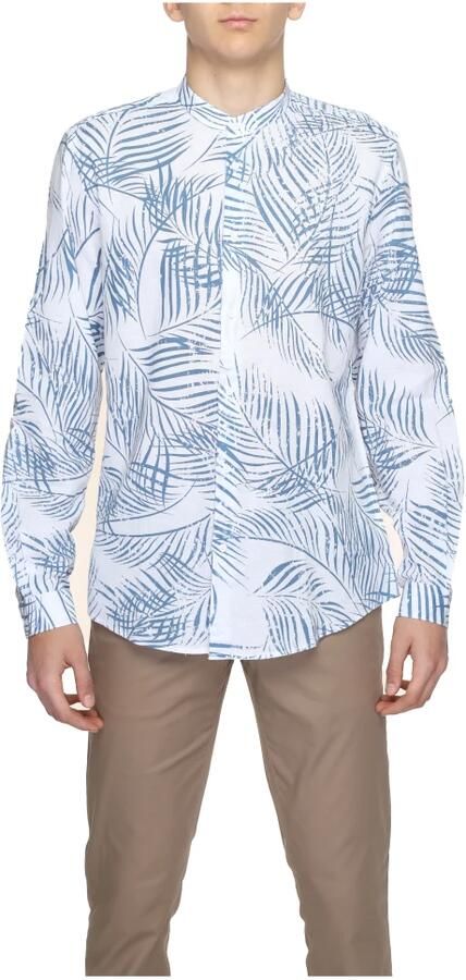 Antony Morato Linnen lange mouwen overhemd Lente Zomer Collectie Blue Heren - Foto 3