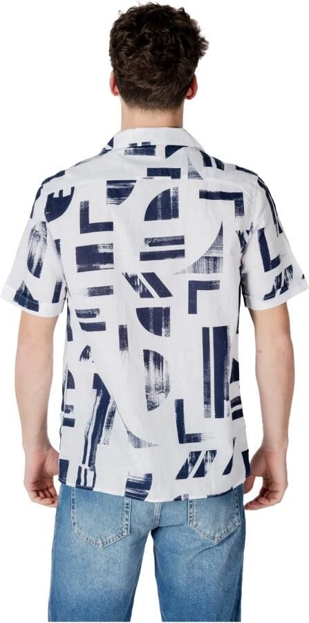 Antony Morato Geometrisch Patroon V-hals Shirt Multicolor Heren - Foto 2