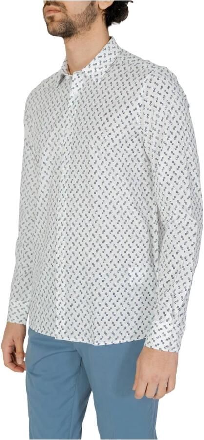 Antony Morato Lange Mouwen Heren Overhemd Lente Zomer Collectie White Heren - Foto 4