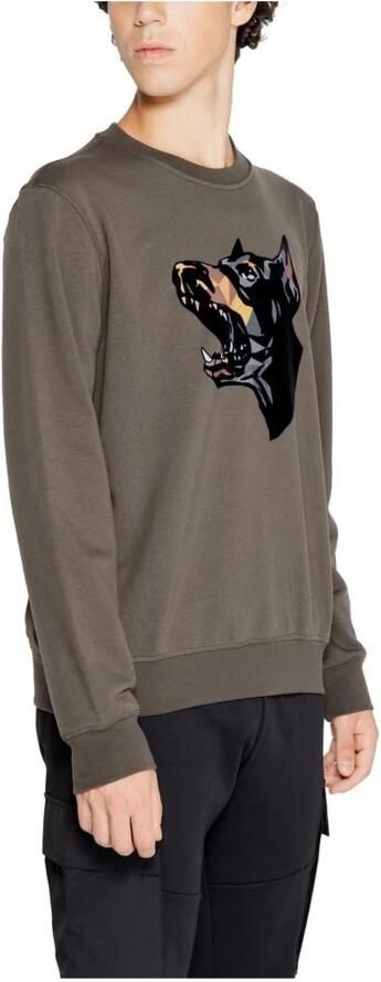 Antony Morato Katoenen Heren Trui Herfst Winter Collectie Green Heren - Foto 3