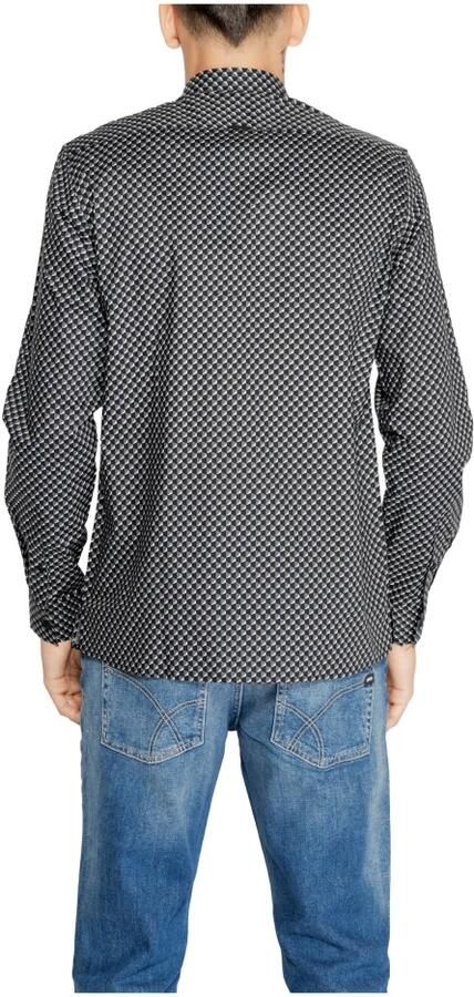 Antony Morato Heren Katoenen Overhemden Herfst Winter Collectie Gray Heren