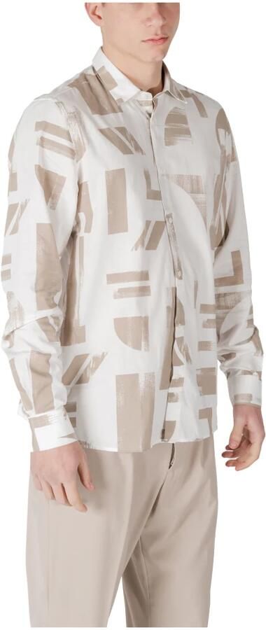 Antony Morato Heren Lange Mouwen Shirt Collectie Beige Heren - Foto 3