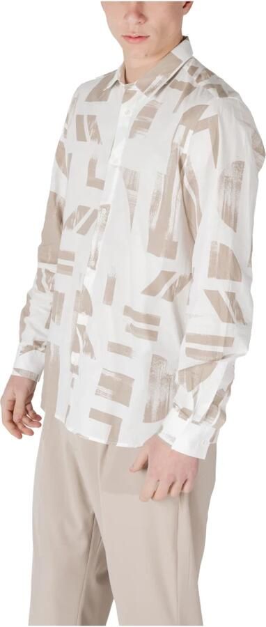 Antony Morato Heren Lange Mouwen Shirt Collectie Beige Heren - Foto 2