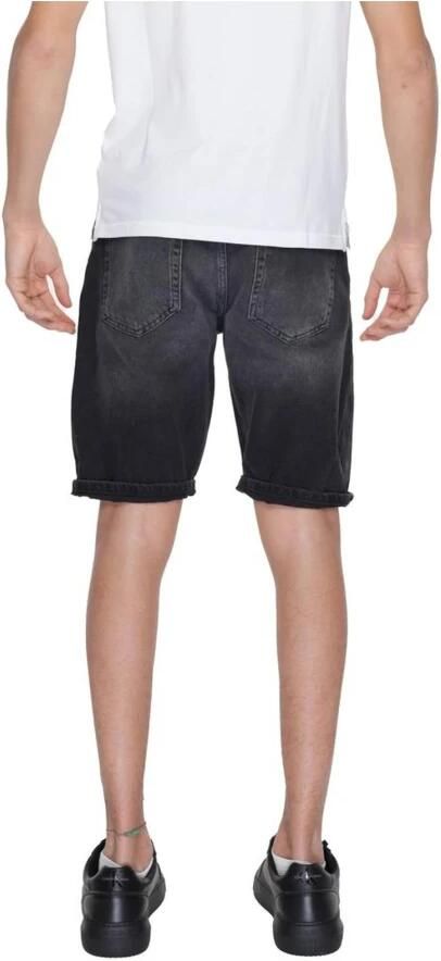 Antony Morato Katoenen Bermuda Shorts Collectie Lente Zomer Black Heren