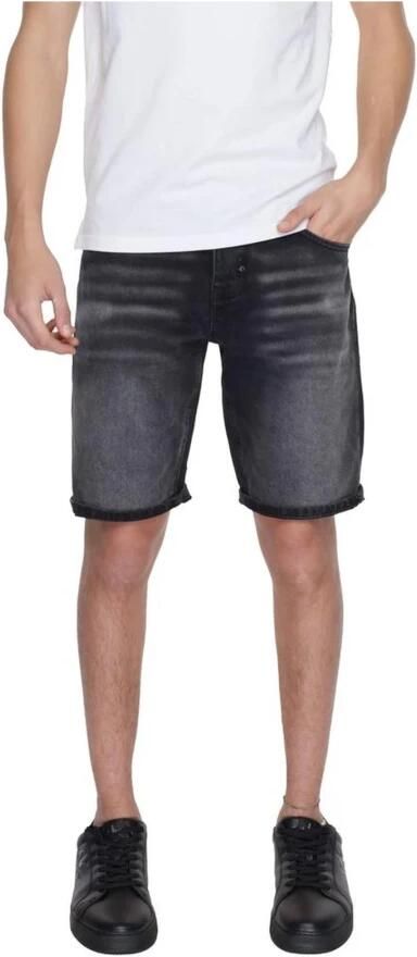 Antony Morato Katoenen Bermuda Shorts Collectie Lente Zomer Black Heren - Foto 2