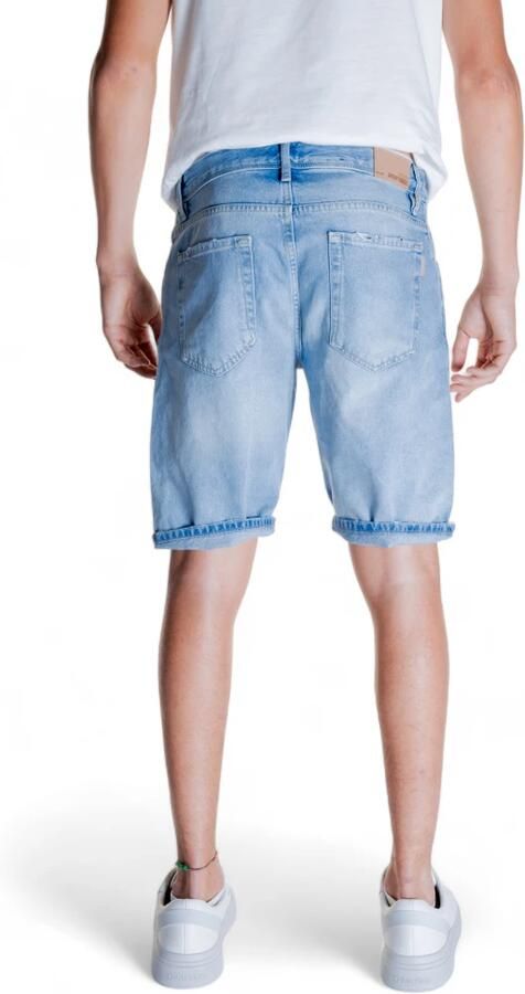 Antony Morato Katoenen Bermuda Shorts Lente Zomer Collectie Blue Heren