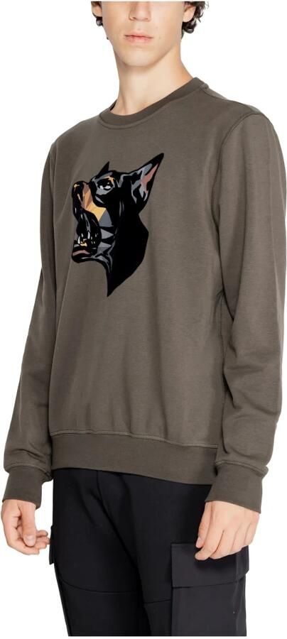 Antony Morato Katoenen Heren Trui Herfst Winter Collectie Green Heren - Foto 2