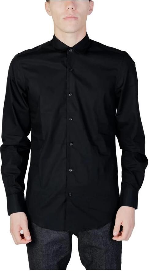 Antony Morato Zwarte Overhemd met Lange Mouwen Knoopsluiting Black Heren - Foto 5