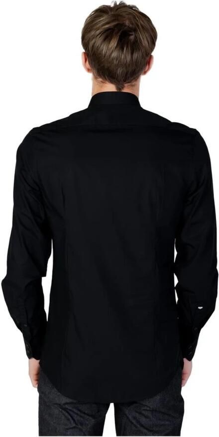 Antony Morato Zwarte Overhemd met Lange Mouwen Knoopsluiting Black Heren - Foto 4