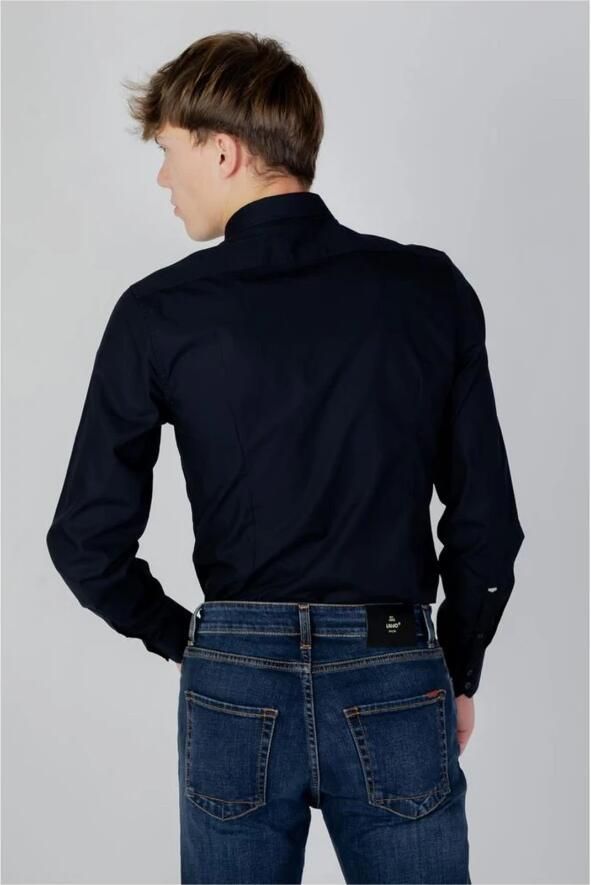 Antony Morato Katoenen Lange Mouw Shirt Herfst Winter Blue Heren