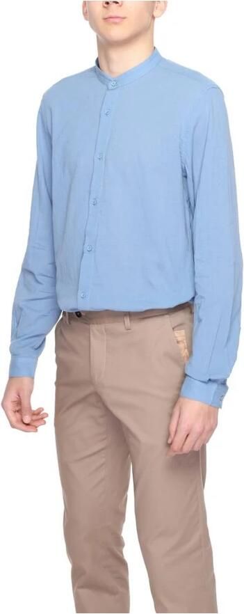 Antony Morato Katoenen Lange Mouw Shirt Lente Zomer Collectie Blue Heren - Foto 2