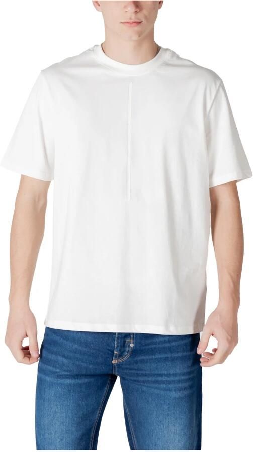 Antony Morato Polo Shirt Lange Mouw RELAXED FIT WITH MATT PLASTIC PRINT MMKS02487-FA100239 - Foto 3