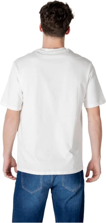 Antony Morato Polo Shirt Lange Mouw RELAXED FIT WITH MATT PLASTIC PRINT MMKS02487-FA100239