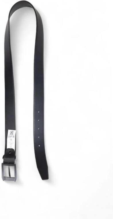 Antony Morato Klassieke leren riem voor mannen Black Heren