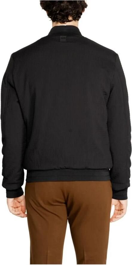 Antony Morato Klassieke Zwarte Polyesterjas voor Mannen Black Heren