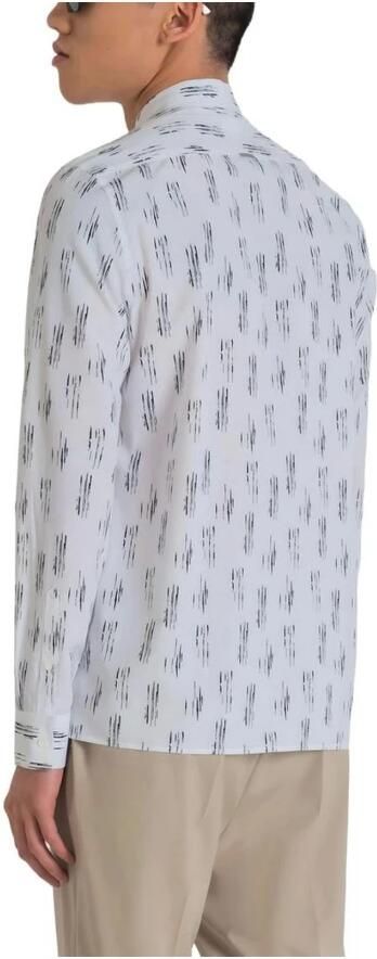 Antony Morato Barcelona Overhemd met Lange Mouwen Lente Zomer Collectie White Heren - Foto 2