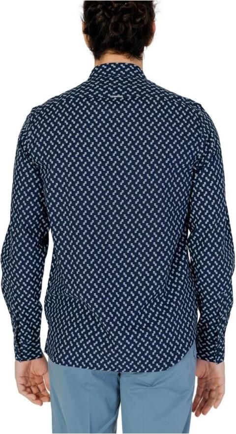 Antony Morato Lange Mouwen Heren Overhemd Lente Zomer Collectie Blue Heren - Foto 3