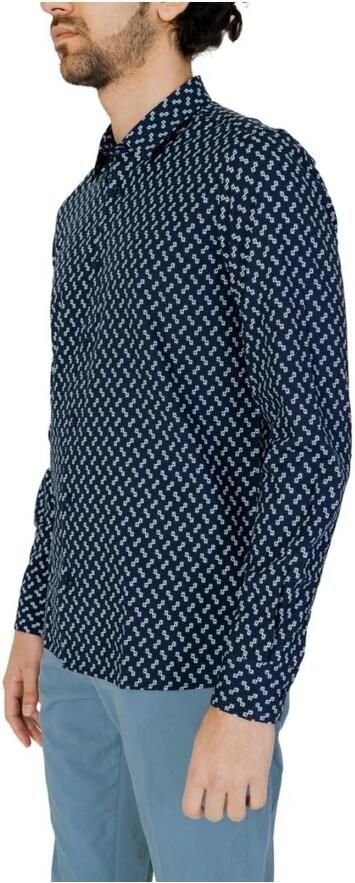 Antony Morato Lange Mouwen Heren Overhemd Lente Zomer Collectie Blue Heren - Foto 4