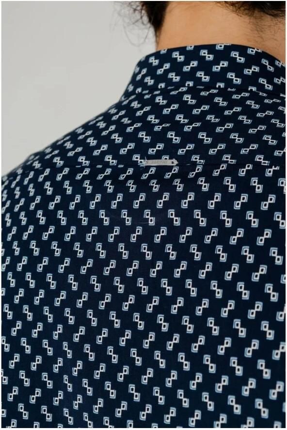 Antony Morato Lange Mouwen Heren Overhemd Lente Zomer Collectie Blue Heren