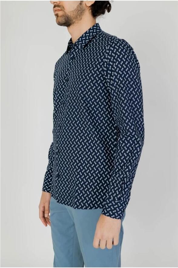 Antony Morato Lange Mouwen Heren Overhemd Lente Zomer Collectie Blue Heren - Foto 2
