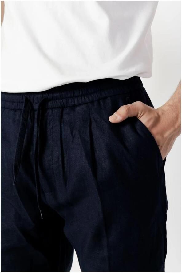 Antony Morato Blauwe Linnen Jeans & Broek Collectie Blue Heren