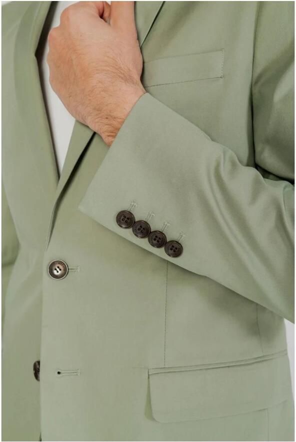 Antony Morato Groene Blazer Met Knoopsluiting Green Heren - Foto 2