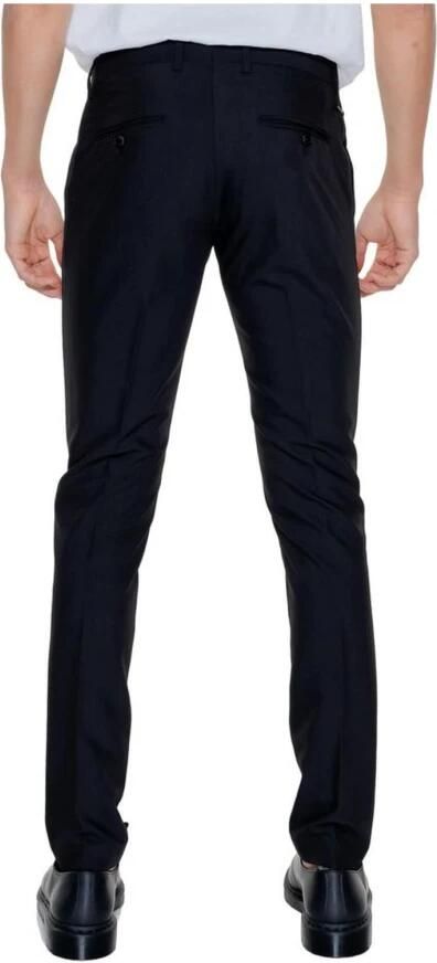 Antony Morato Zwarte rits knoop broek comfortabele pasvorm Black Heren - Foto 2