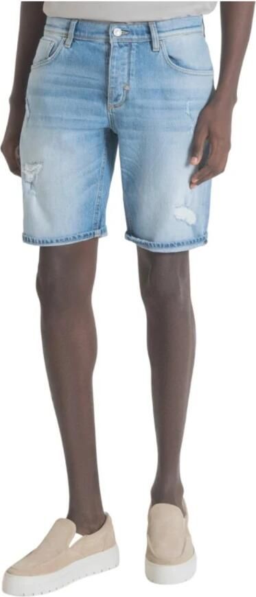 Antony Morato Katoenen Bermuda Shorts Lente Zomer Collectie Blue Heren - Foto 6