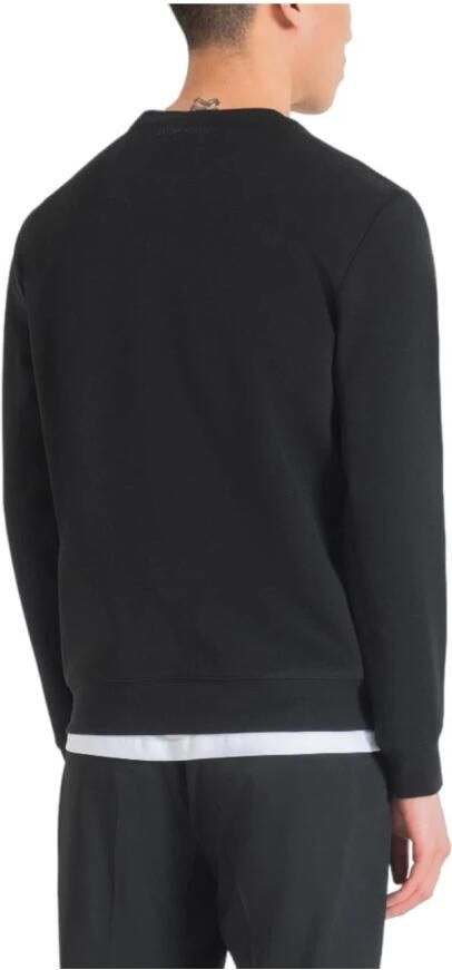Antony Morato Moderne Urban Sweatshirt met Rolling Stones Logo Black Heren - Foto 2