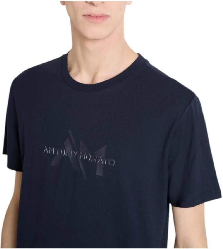 Antony Morato Navy T-shirt met Brand Logo Blue Heren - Foto 2