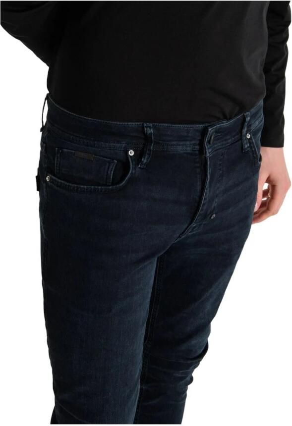 Antony Morato Ozzy Tapered Donkerblauwe Denim Jeans Blauw Heren