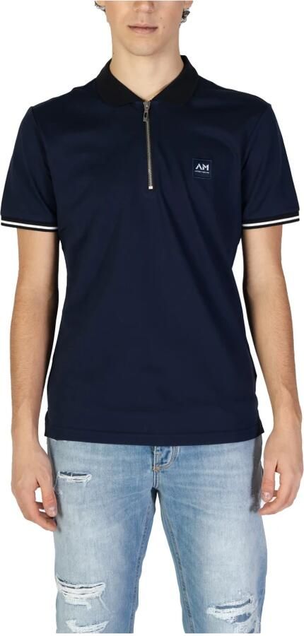 Antony Morato Blauw Katoenen T-Shirt Collectie Lente Zomer Blue Heren