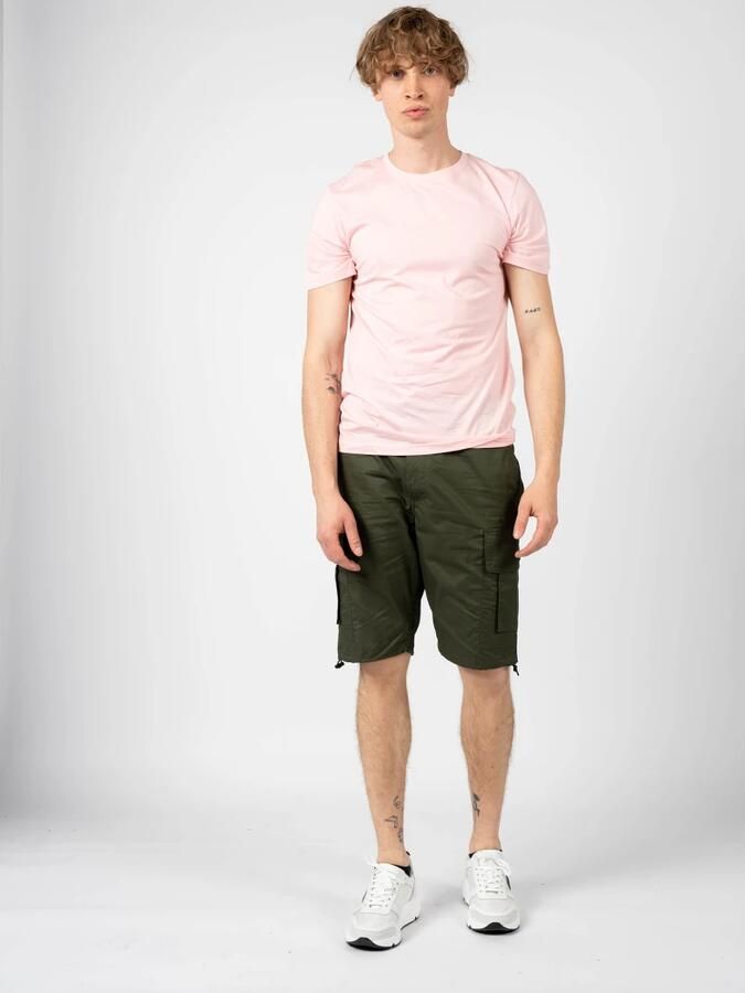 Antony Morato Groene katoenen shorts met ritssluiting en knoopsluiting Green Heren - Foto 5