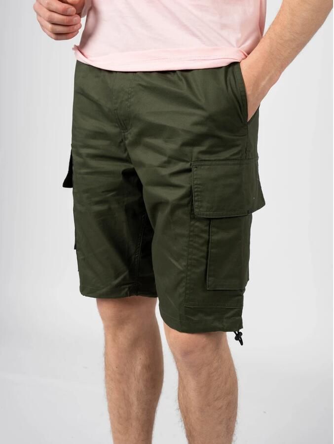 Antony Morato Groene katoenen shorts met ritssluiting en knoopsluiting Green Heren - Foto 4