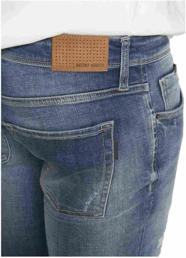 Antony Morato Slim-fit Jeans Blauw Heren