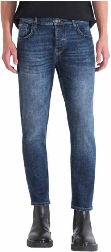 Antony Morato Slim Fit Katoenen Broek Argon Blue Heren - Foto 3