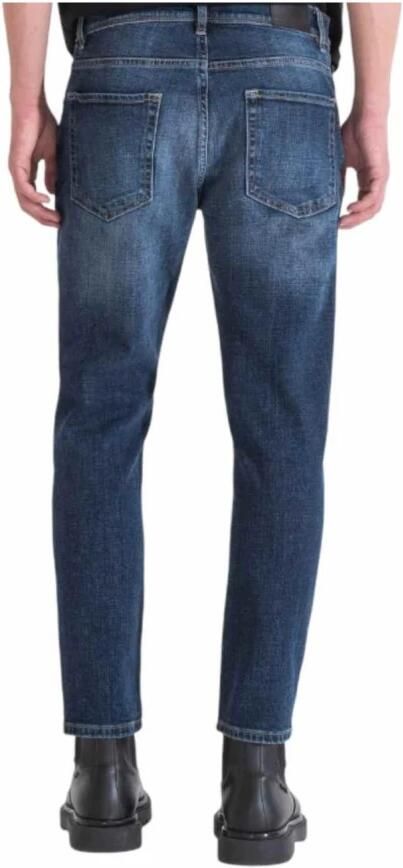 Antony Morato Slim Fit Katoenen Broek Argon Blue Heren - Foto 2