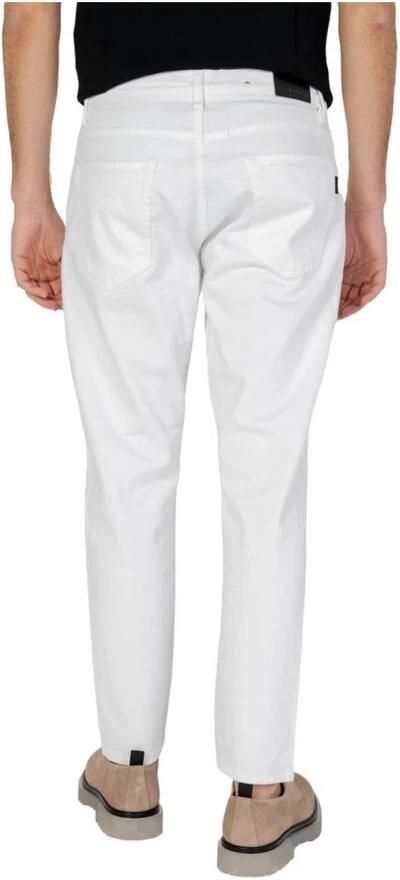 Antony Morato Witte Rits Knoop Jeans Lente Zomer White Heren - Foto 3