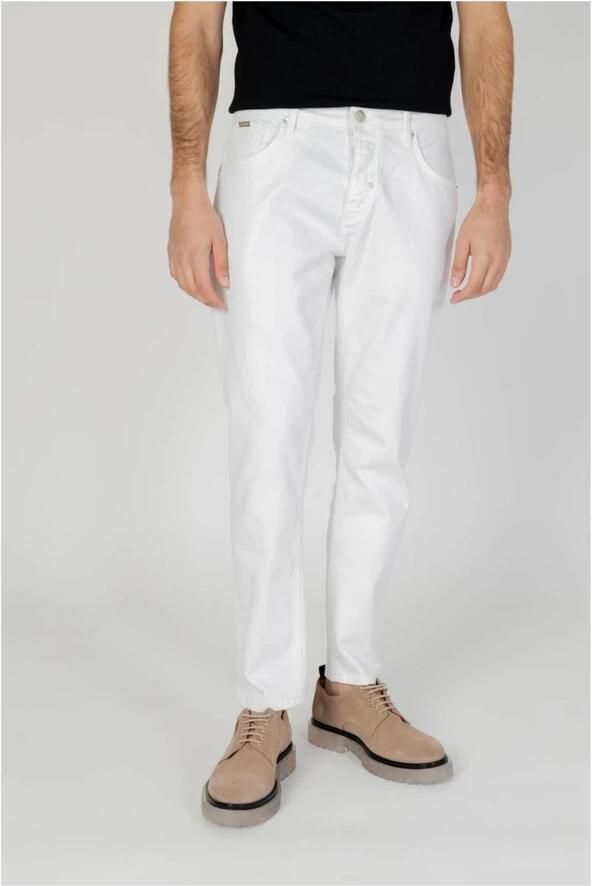Antony Morato Witte Rits Knoop Jeans Lente Zomer White Heren - Foto 2