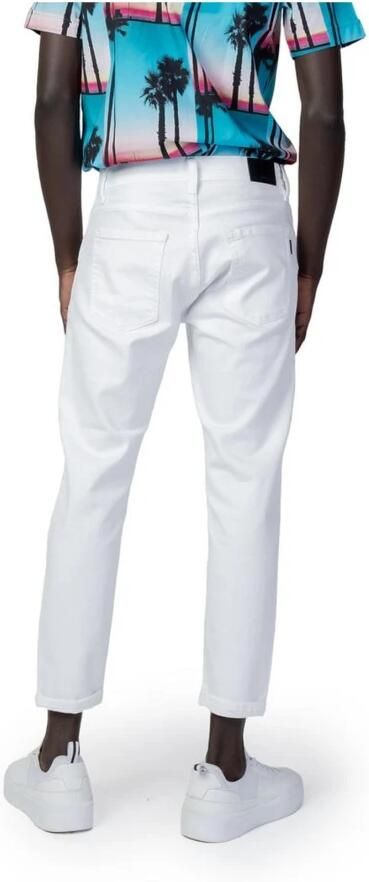 Antony Morato Heren Witte Effen Jeans met Ritssluiting en Knoopsluiting White Heren - Foto 3