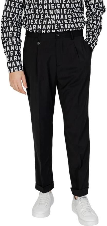 Antony Morato Zwarte broek met rits en knoopsluiting Black Heren - Foto 5