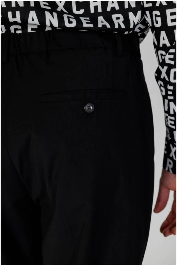 Antony Morato Zwarte broek met rits en knoopsluiting Black Heren